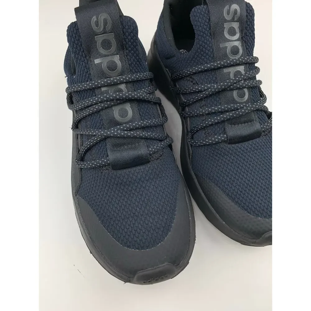 Adidas Boys Lite Racer Adapt 5.0 Running Shoes Slip On Black Sneakers Size 3.5